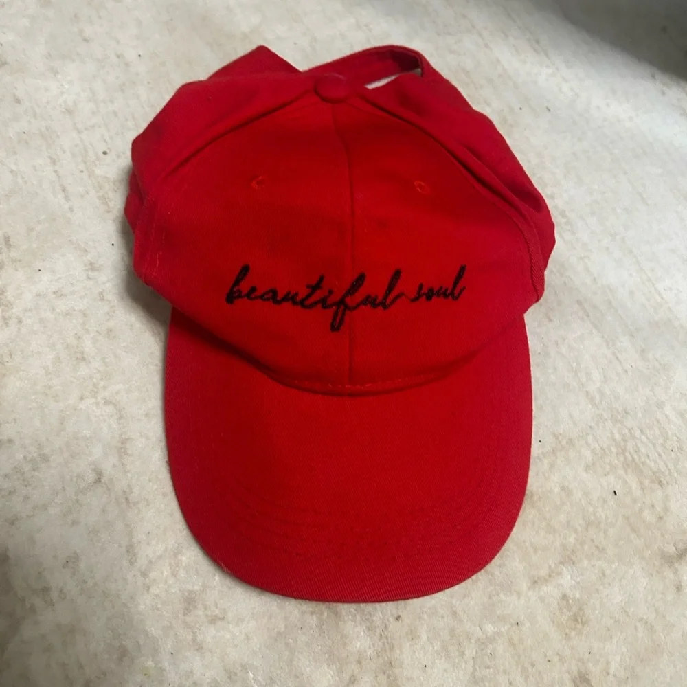 Beautiful Soul Red Kids Baseball Cap